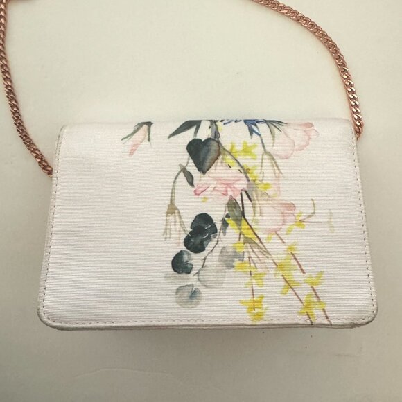 Ted Baker Shirly Micro Floral Bag with Chain Strap - Picture 3 of 8